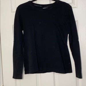 COPY - Women’s black long sleeve shirt.